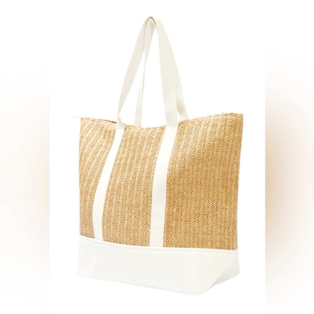 Show me your MuMu straw tote bag